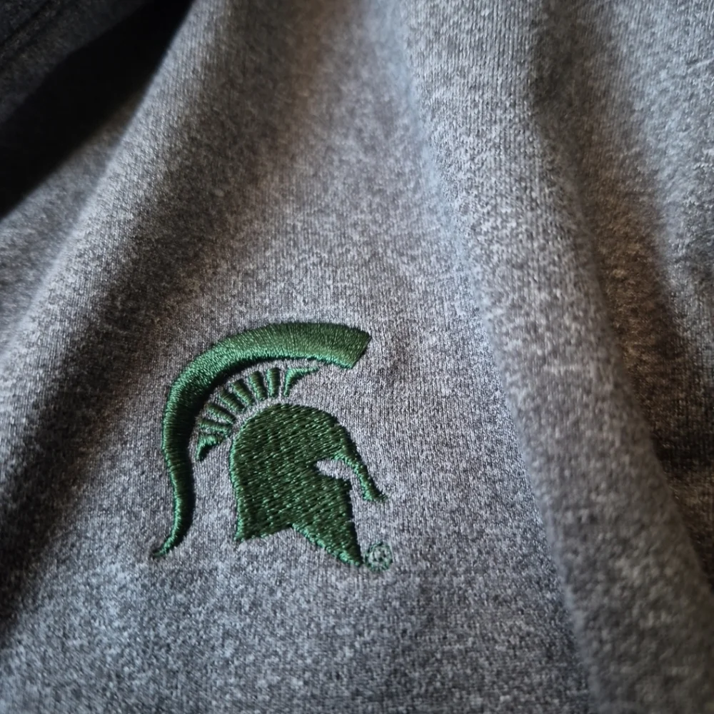 Johnnie-O Performance 1/4 Zip Michigan State Spartans Pullover Mens Medium • ...